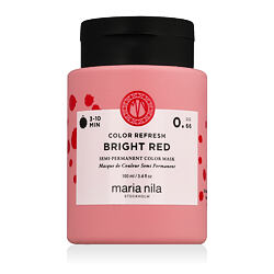 Maria Nila Colour Refresh Semi-permanent maska na vlasy s barevnými pigmenty Bright Red 100 ml