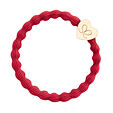 By Eloise London Gold Heart - Cherry Red