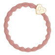 By Eloise London Gold Heart - Champagne Pink