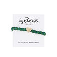 By Eloise London Gold Heart Woven - Chive